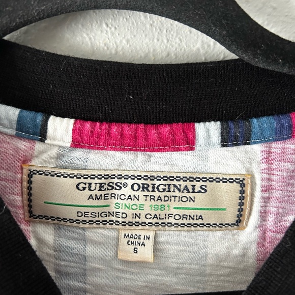 Guess Originals Oversized Colorful Striped Tee - Picture 3 of 8